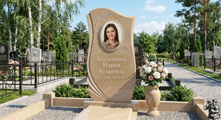 pamyatnik-iz-svetlogo-granita-vasilyeva-mariya