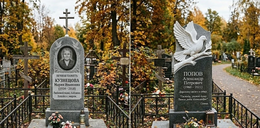 varianty-oformleniya-pamyatnika-s-golubem